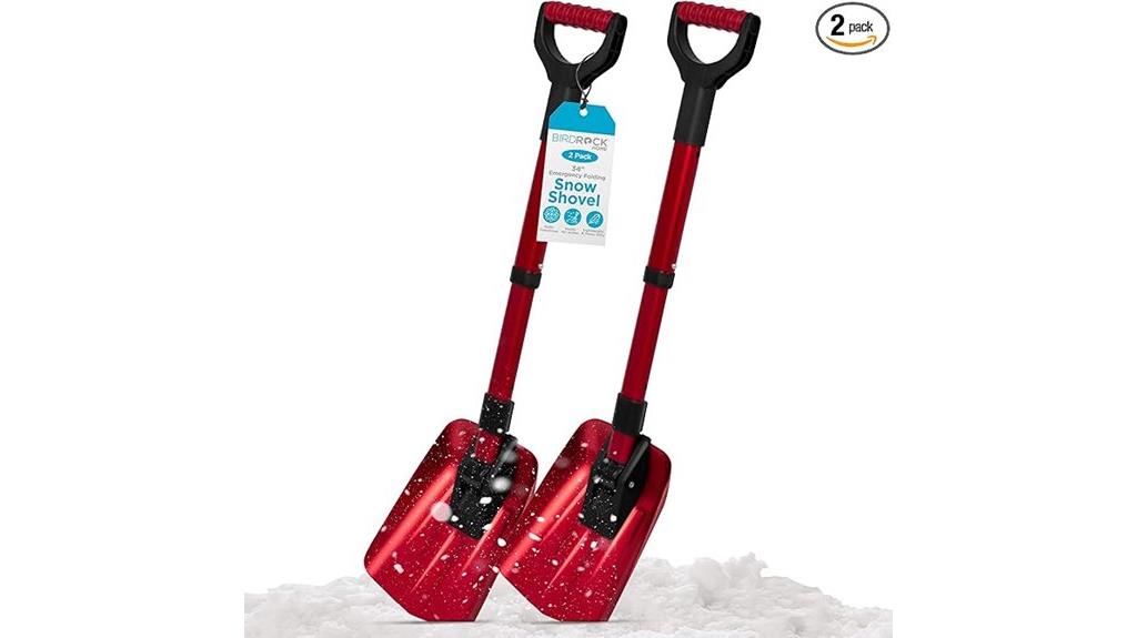 folding snow shovel pack