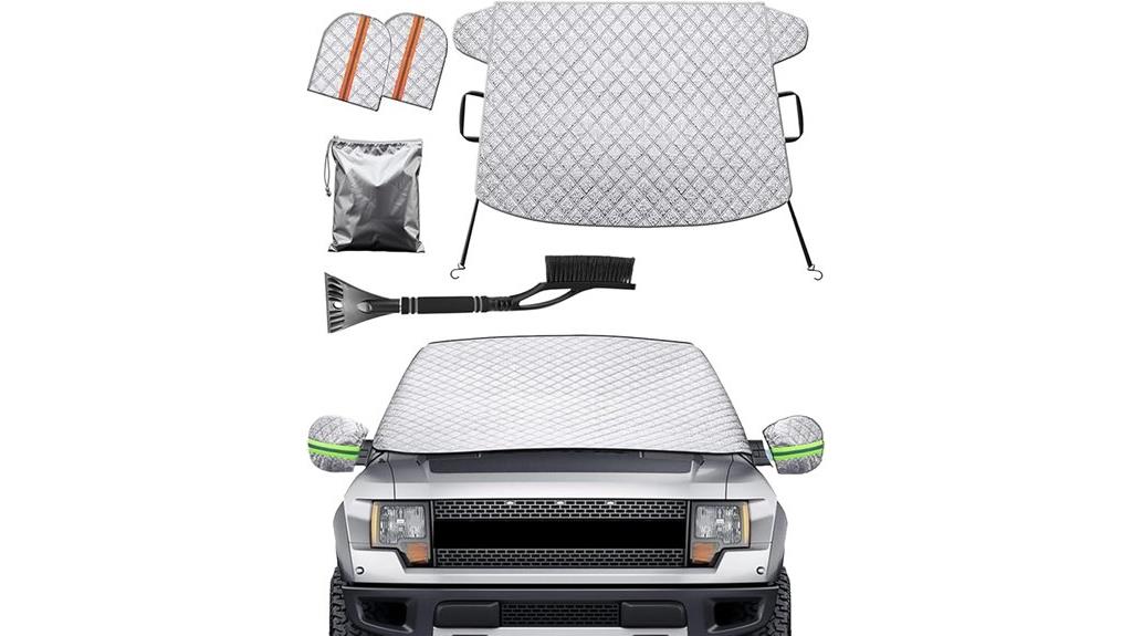 four layer windshield cover