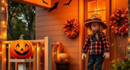 friendly halloween porch decorations