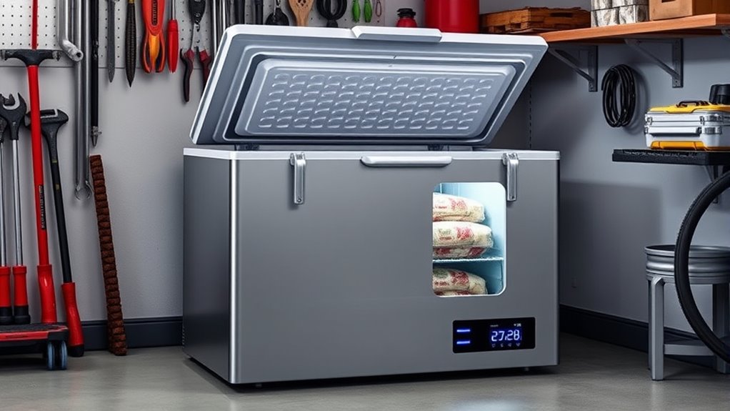 garage freezer selection tips