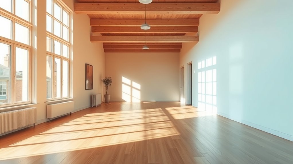 gradual color changes between rooms