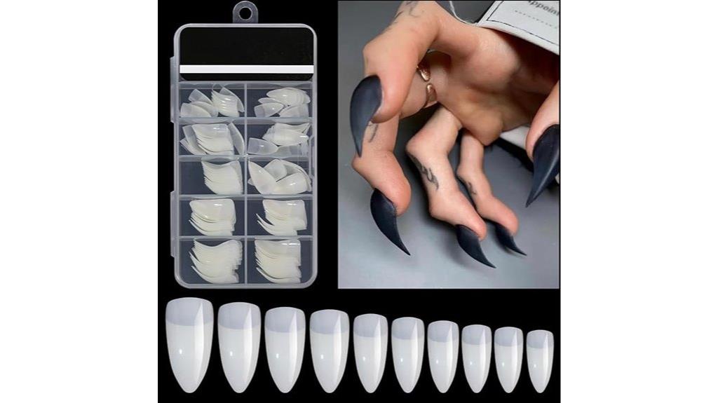 halloween nail tips set