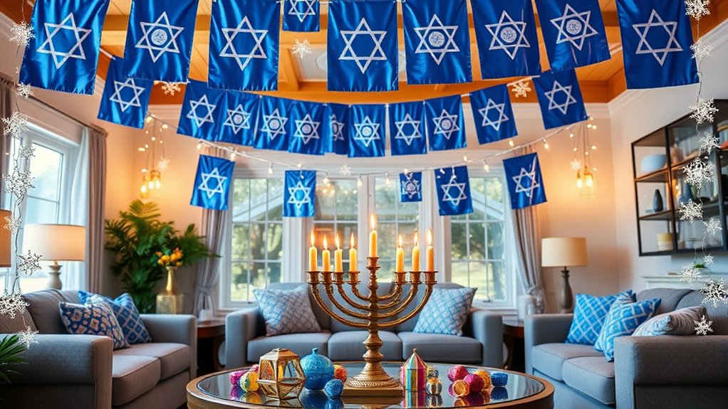 hanukkah decorations light symbols joy