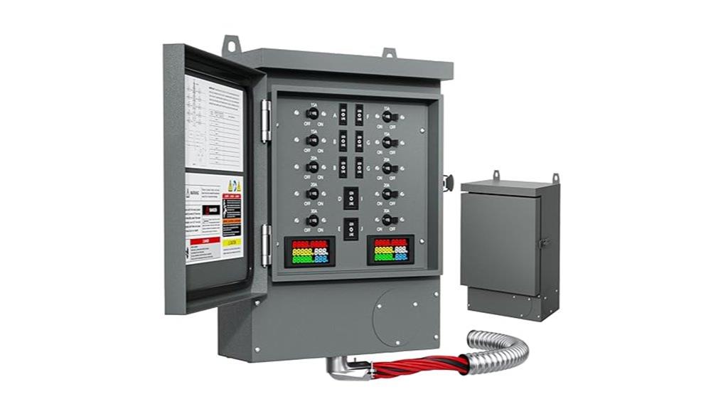 heavy duty 10 circuit transfer switch