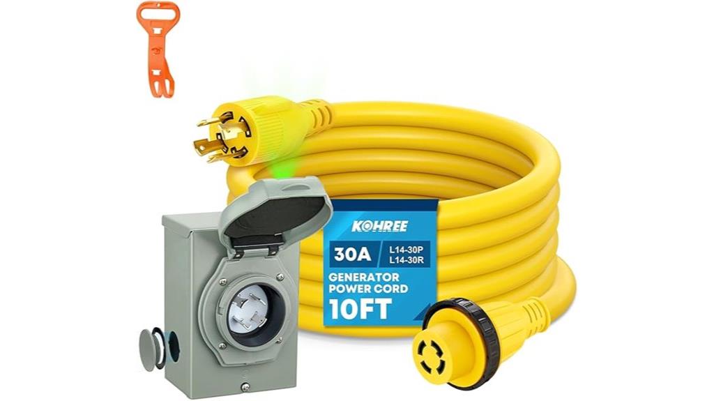 heavy duty generator power kit