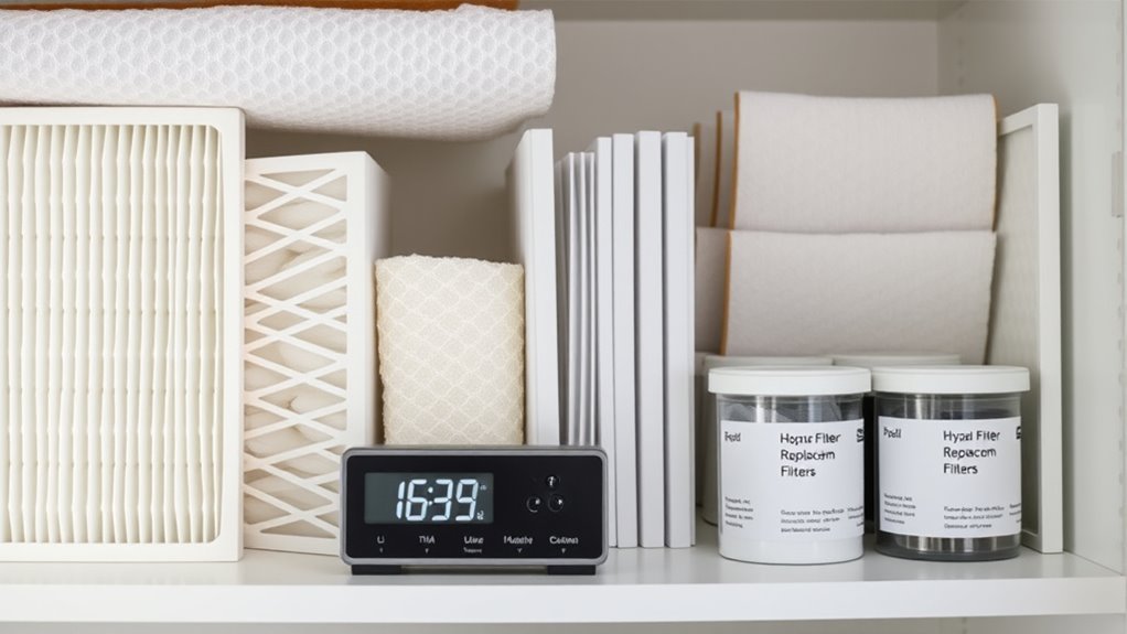 hvac filter types schedule