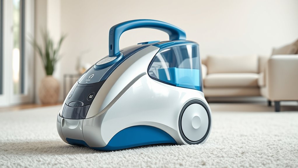 key cleaning features and portability