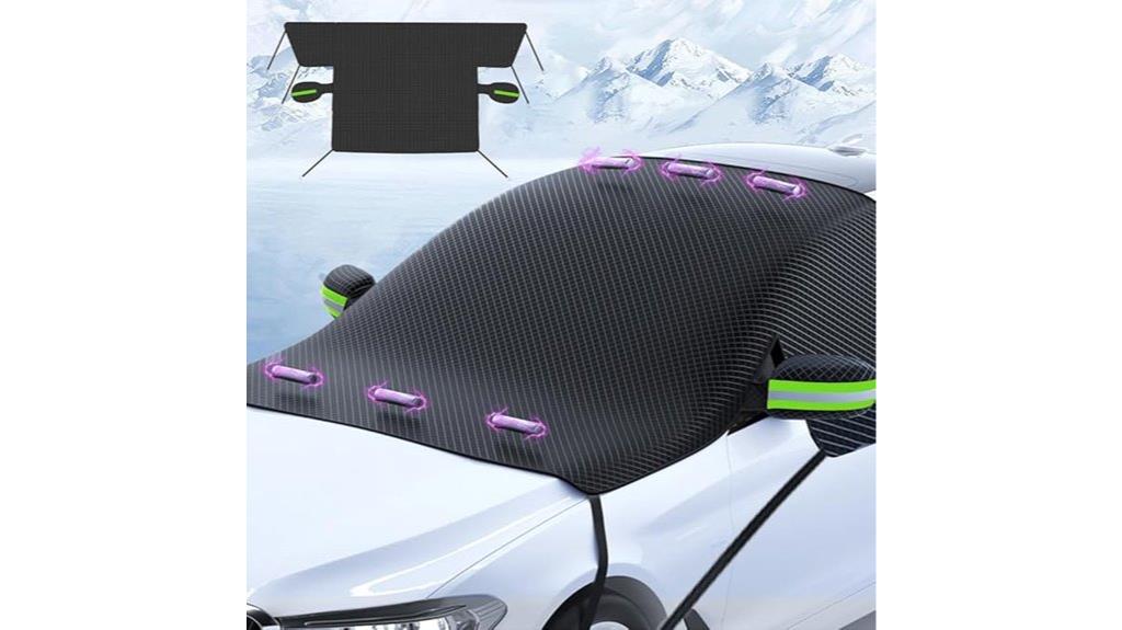 large snow and ice shield