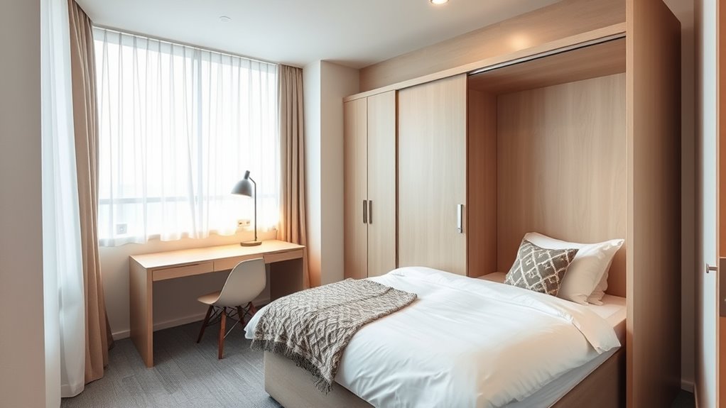 maximize small bedroom space