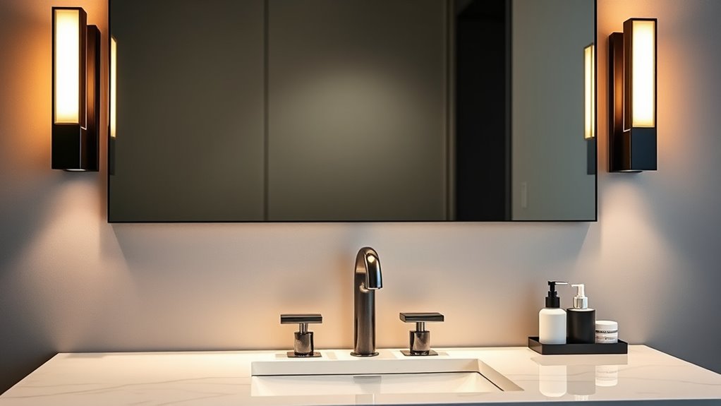 optimal vanity lighting placement