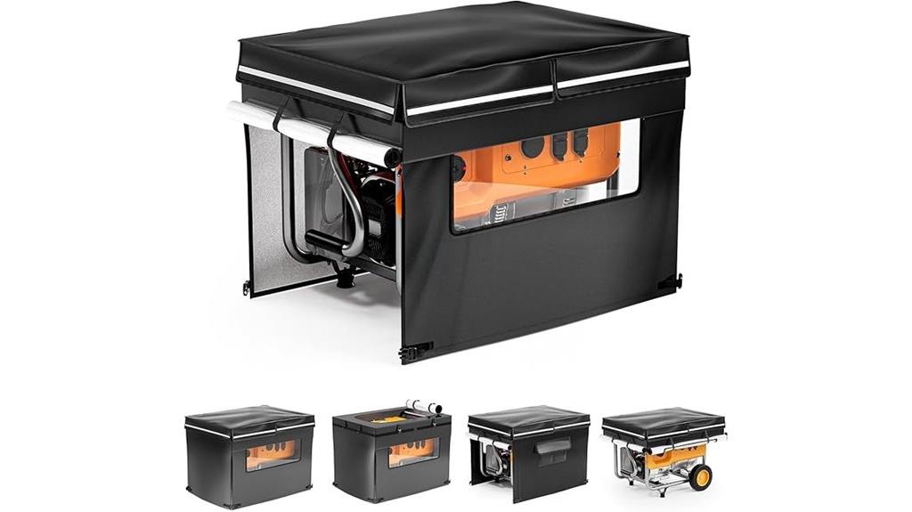 outdoor generator cover dimensions