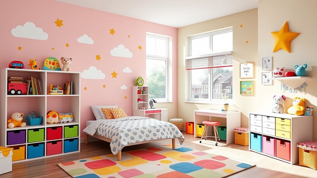 playful organized kids space