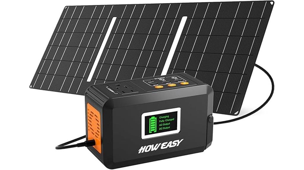 portable 120w solar generator