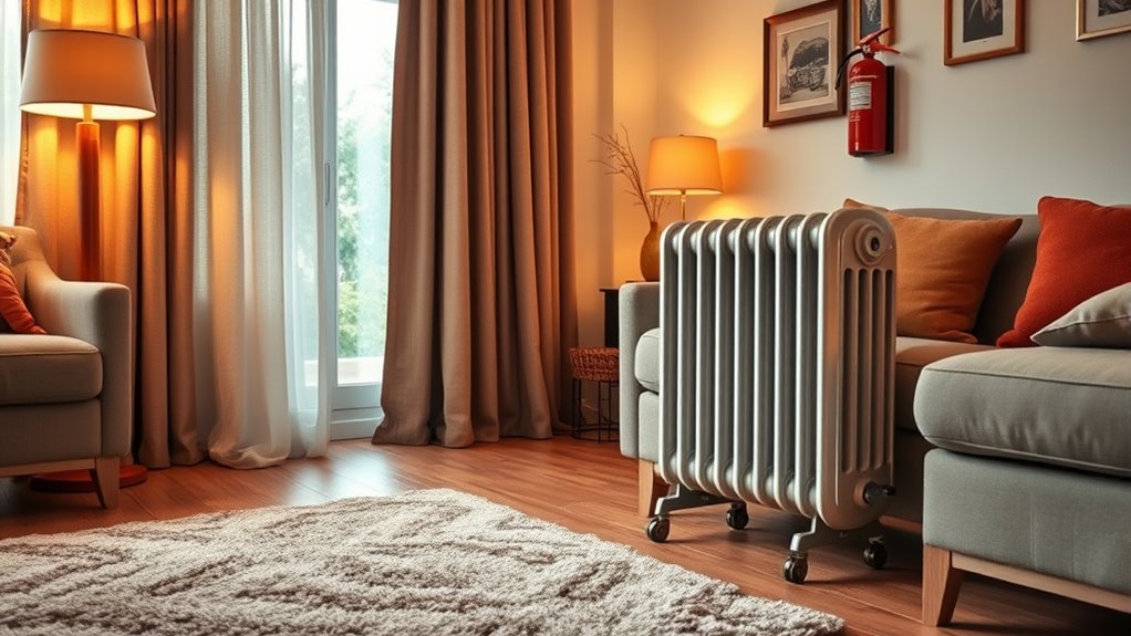 portable oil radiator safety