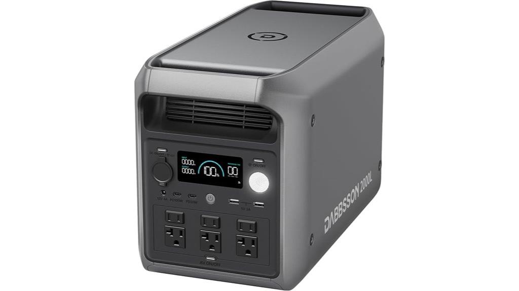 portable solar power station