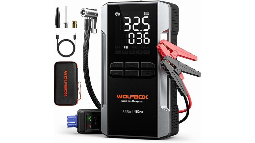 powerful car jump starter