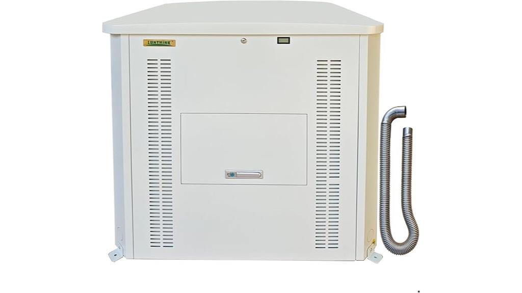 quiet ventilated generator enclosure