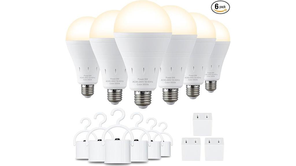rechargeable led bulb set