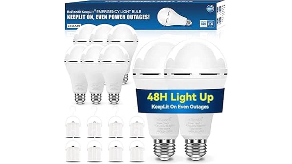 rechargeable led bulbs pack