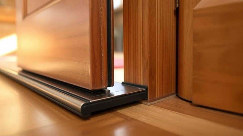 seal gaps with weatherstripping