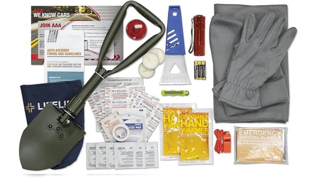 severe weather emergency road kit