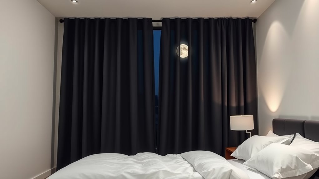 sleep enhancement with curtains