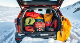 snow travel emergency kits