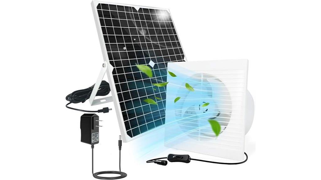 solar fan kit switch