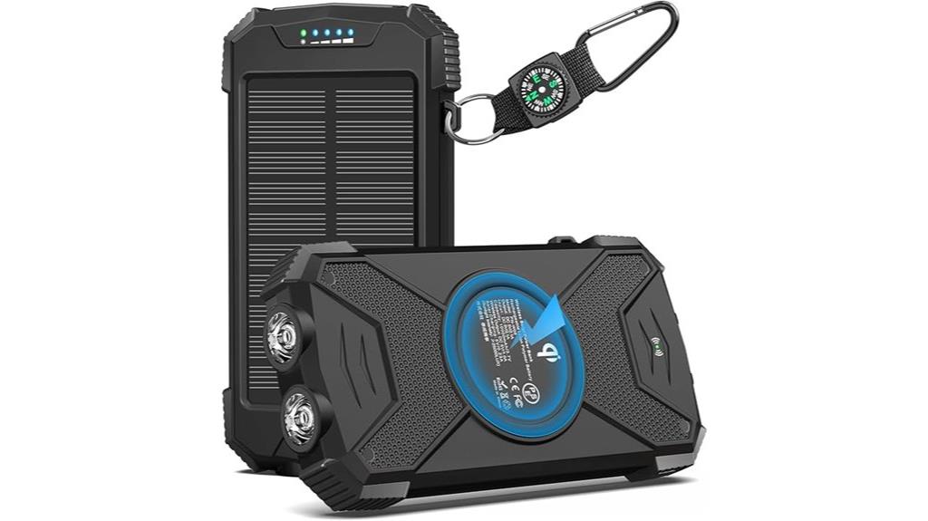 solar power bank with wireless