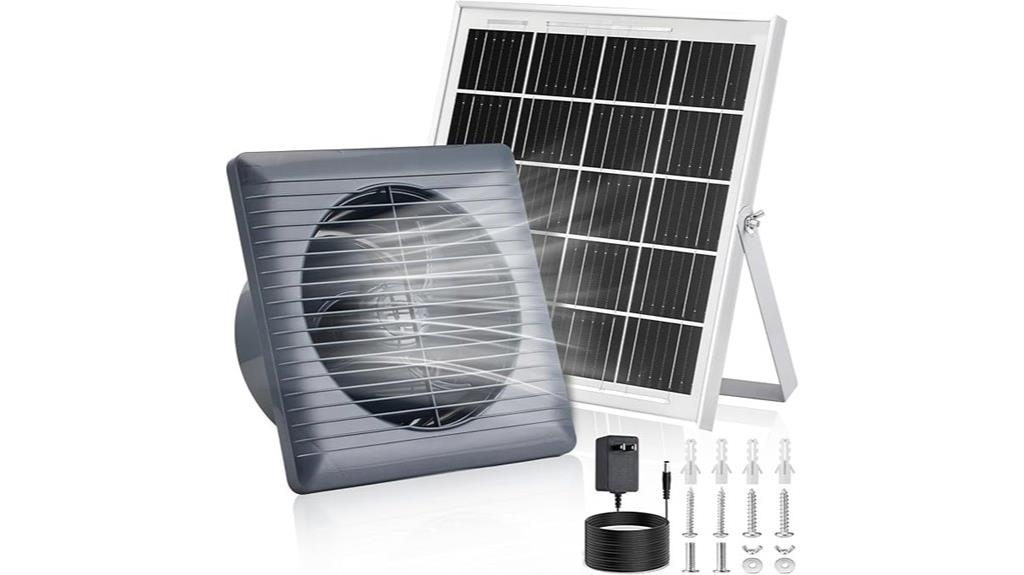 solar powered exhaust fan