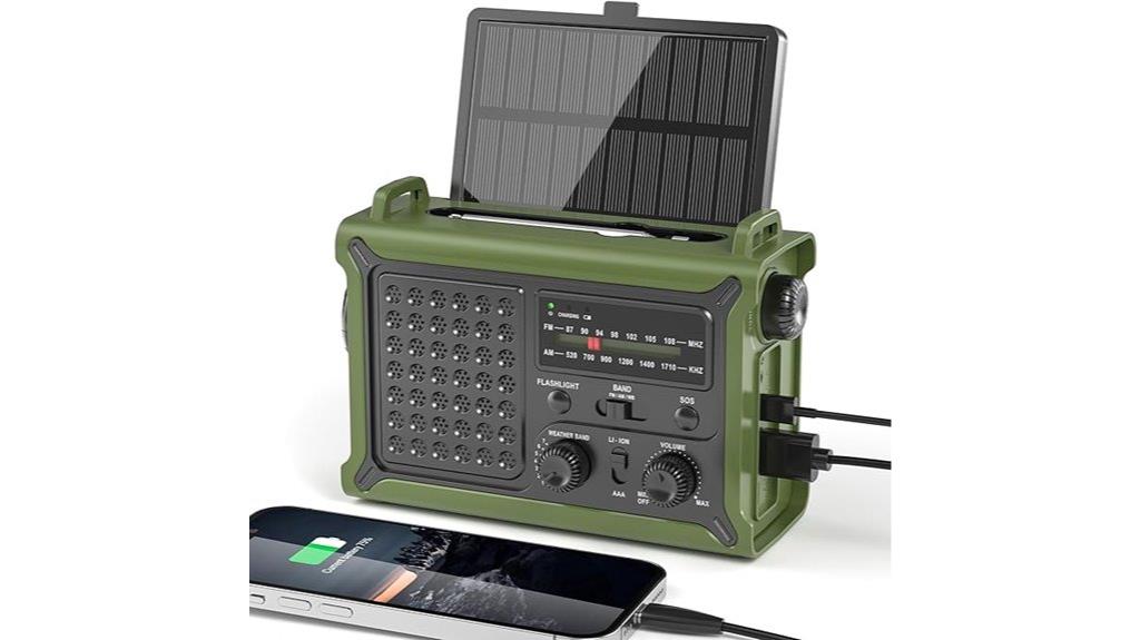 solar powered weather radio