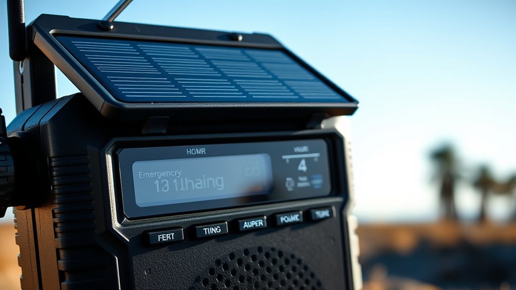 solar powered weather radios