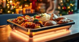 top electric warming trays