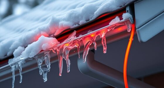 top gutter de icing cables