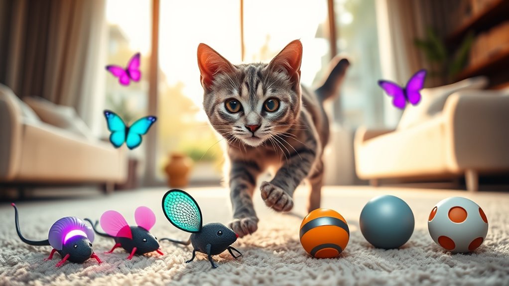 top motion activated cat toys