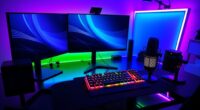 top rgb streaming desk lights