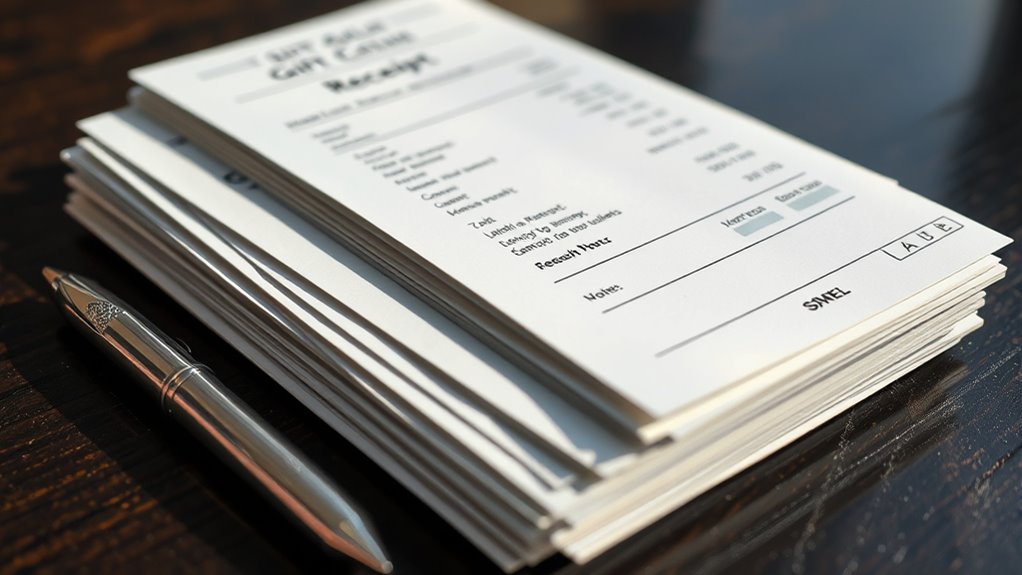 understanding gift receipt procedures