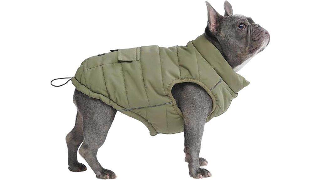 warm water resistant dog coat