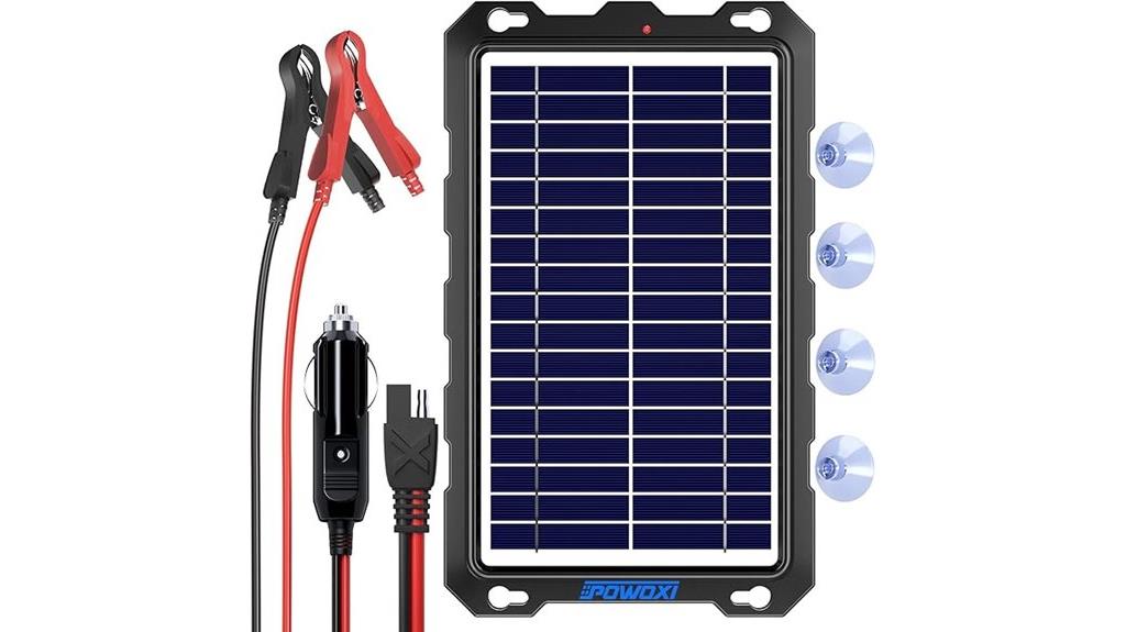 waterproof 12v solar charger