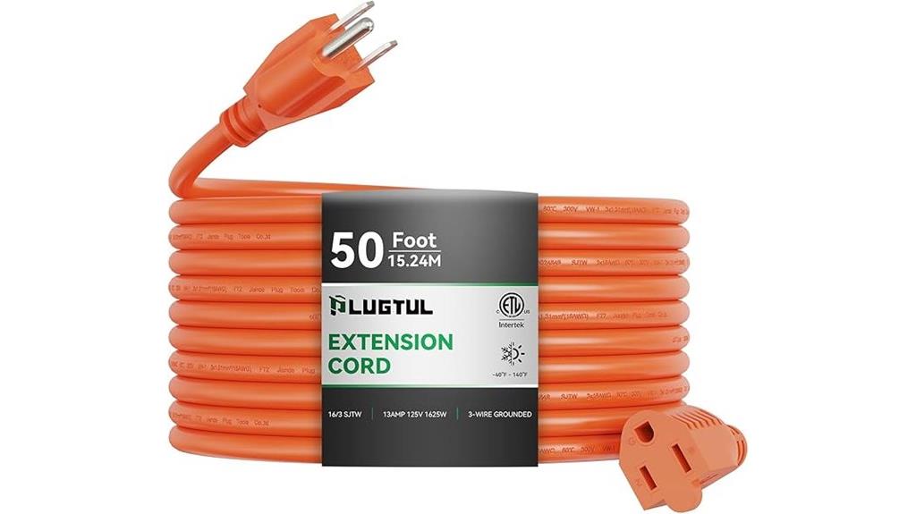 waterproof 50 foot extension cord