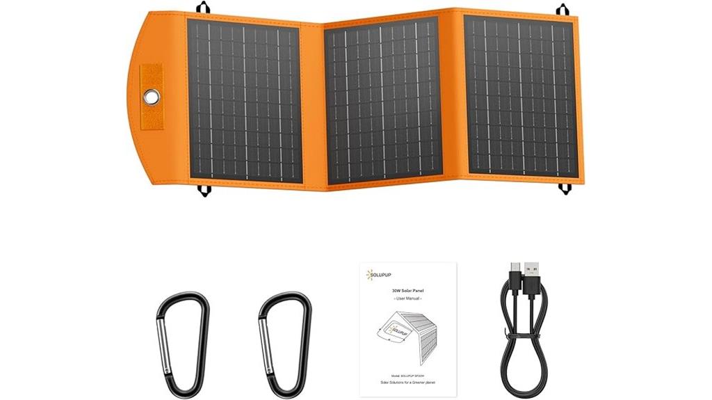 waterproof foldable solar charger