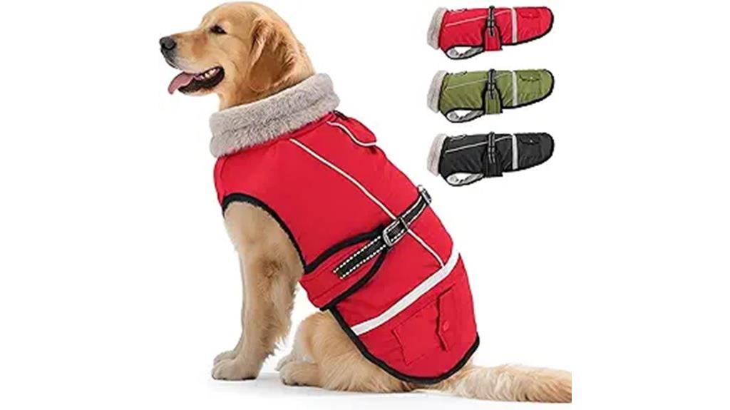 waterproof large dog jacket