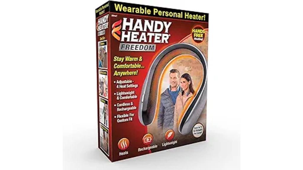 wearable neck heater device