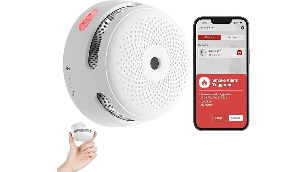 wi fi smoke detector alerts