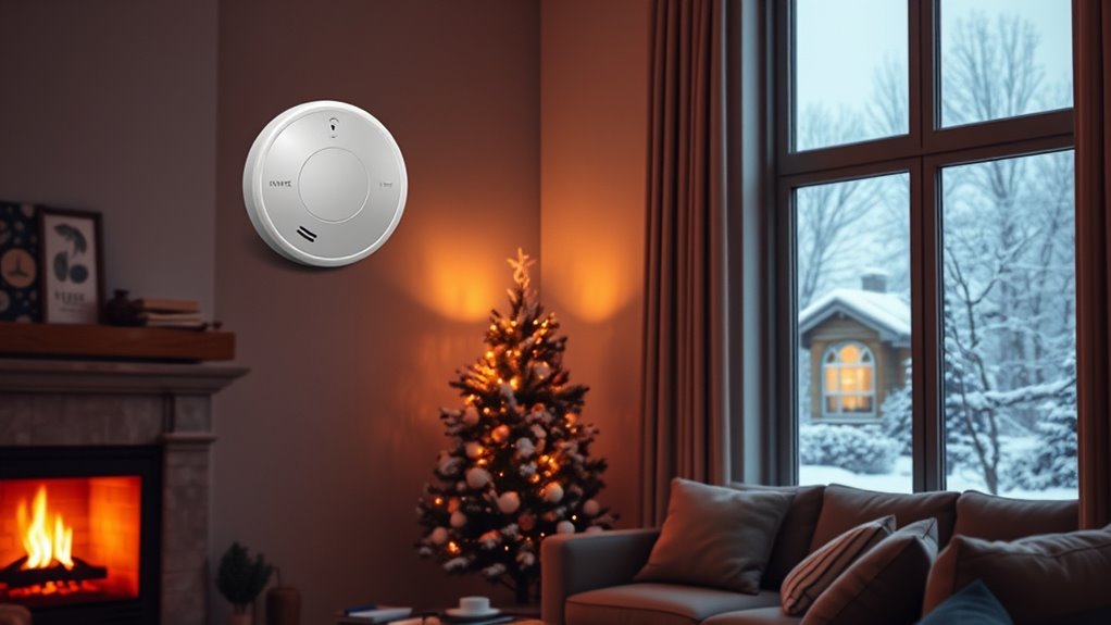 winter co detector safety