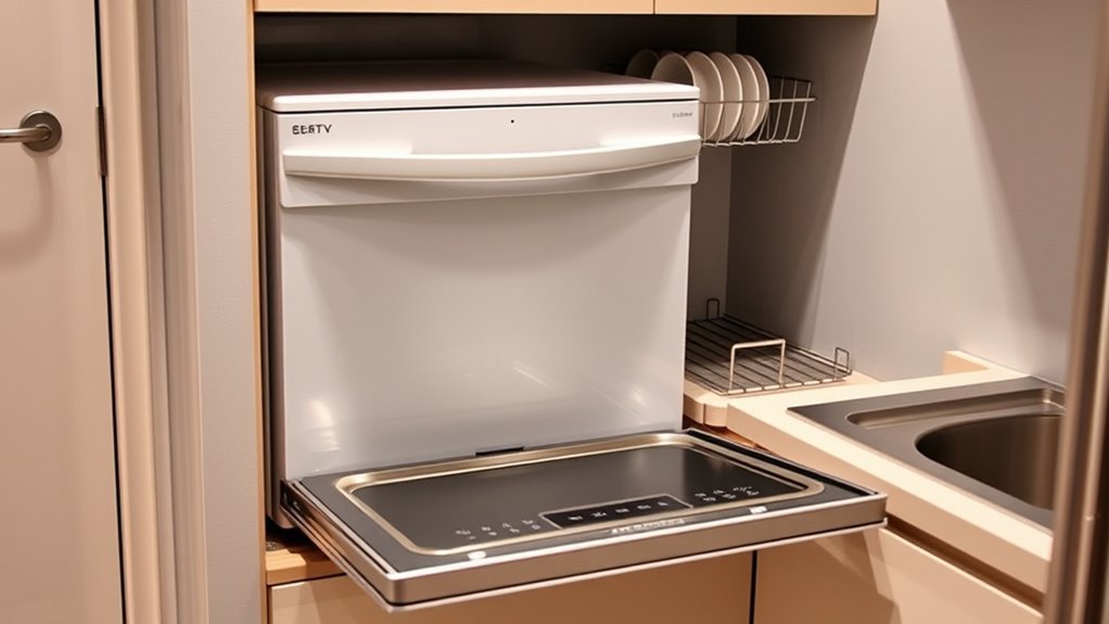 apartment friendly compact dishwasher