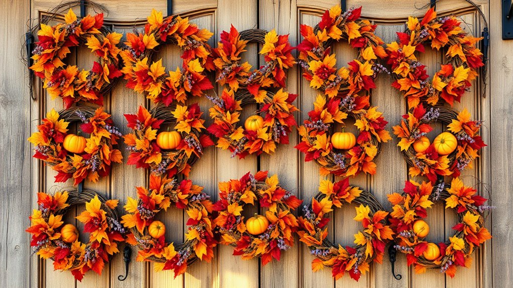 autumn door wreath ideas