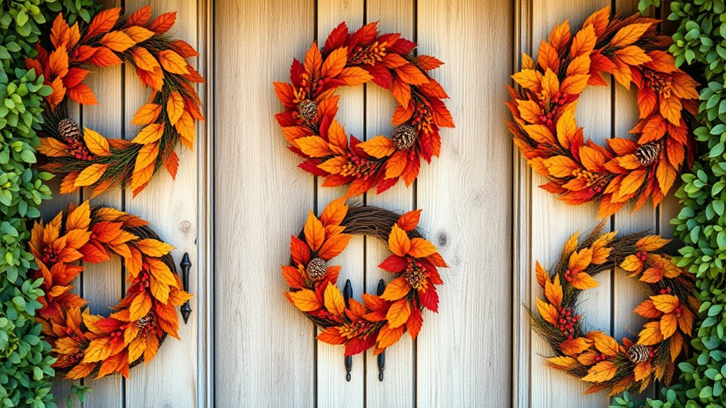 choosing perfect fall wreaths