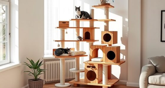 compact cat tree options