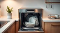 compact efficient apartment dishwashers